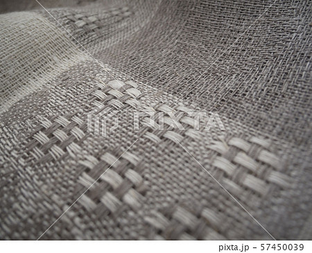 Texture of linen fabric 57450039
