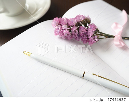 日記帳　ノート　ペン 57451927