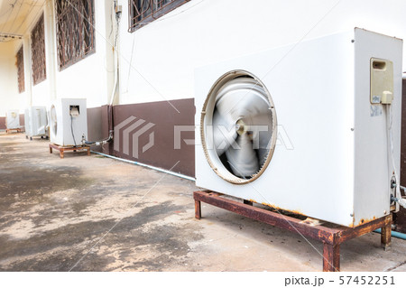 Old air conditioner outdoor unit, The air conditioner rusted. Old air conditioner outdoor unit, The air conditioner rusted. 57452251