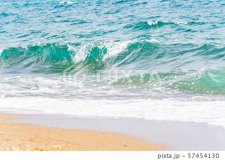 北海道の夏の海 木古内 みそぎ浜の風景 北海道の夏の海 木古内 みそぎ浜の風景 57454130