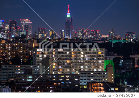 《東京都》東京都市夜景 57455007