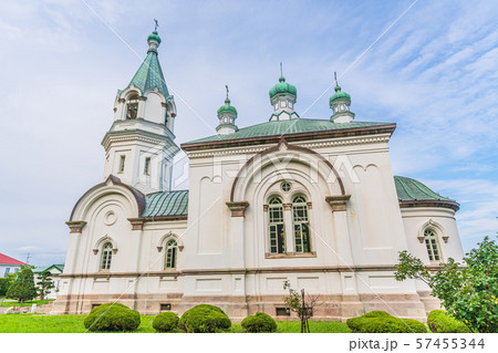 北海道の夏の風景 函館ハリストス正教会 北海道の夏の風景 函館ハリストス正教会 57455344