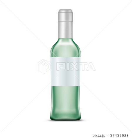 Rum In Glassware Bottle With Clear Or Emptyのイラスト素材