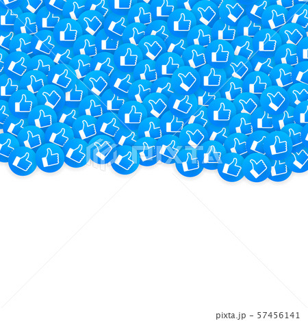 Like and heart icons for live stream video chat 57456141