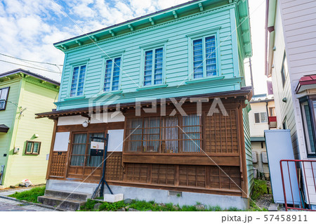 北海道函館 函館歴史的建造物 和洋折衷住宅の美 北海道函館 函館歴史的建造物 和洋折衷住宅の美 57458911