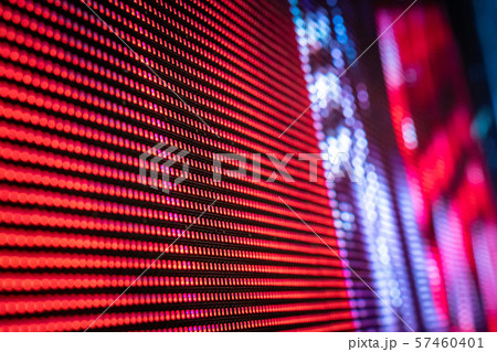 CloseUp LED blurred screen. LED soft focus 57460401
