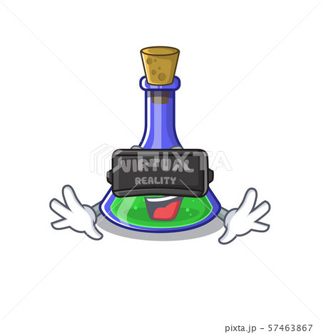 Virtual reality magic potion cartoon shaped in character 57463867