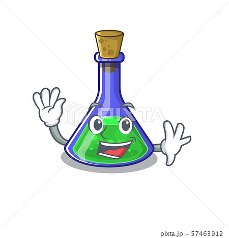 Waving magic potion isolated in the cartoon 57463912