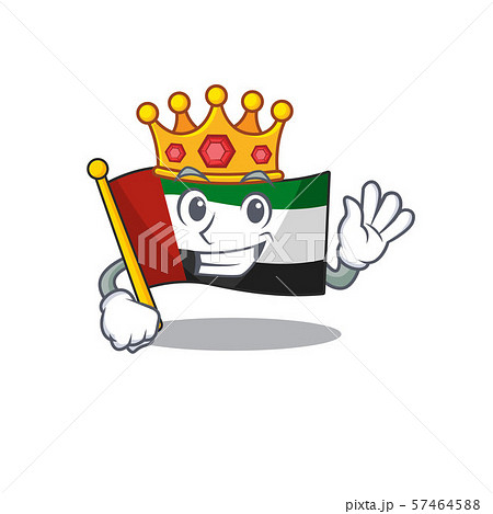 King flag united arab emirates in character King flag united arab emirates in character 57464588