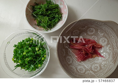 手こね寿司に使う食材 手こね寿司に使う食材 57466837