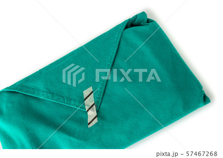 Medical equipment on a green cloth in the 57467268