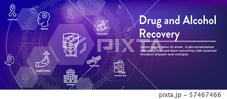 Drug and Alcohol Dependency Icon Set & Web Header Drug and Alcohol Dependency Icon Set & Web Header 57467466
