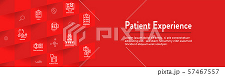Patient Satisfaction Icon Set & Web Header Banner 57467557
