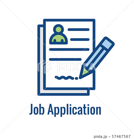 Hiring Process icon with an aspect of being a new 57467567