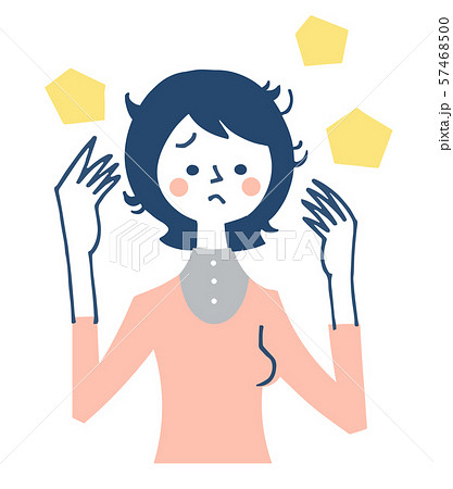 髪の悩み 女性	 髪の悩み 女性	 57468500