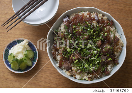 手こね寿司と漬物 手こね寿司と漬物 57468769