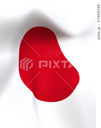 Cg 3d イラスト 立体 デザイン バックグラウンド 世界 国旗 日本 日の丸のイラスト素材