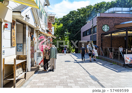 東京都 吉祥寺 七井橋通りの写真素材