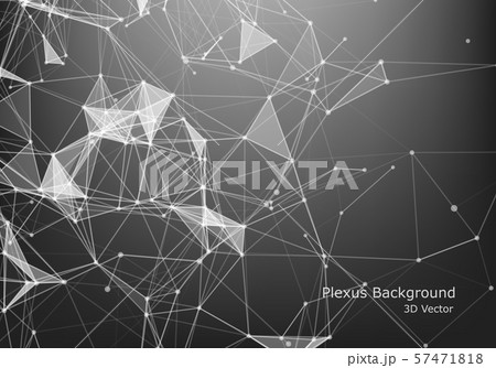 Abstract vector particles and lines. Plexus Abstract vector particles and lines. Plexus 57471818