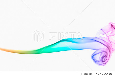Abstract colorful smoke curly wave texture 57472230