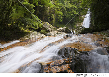 笹の滝 滝川渓谷(奈良県吉野郡十津川村) 笹の滝 滝川渓谷(奈良県吉野郡十津川村) 57472958