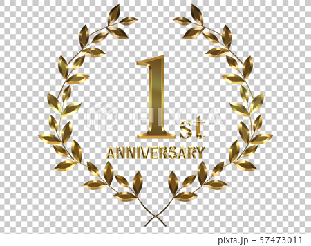 1st anniversary logo