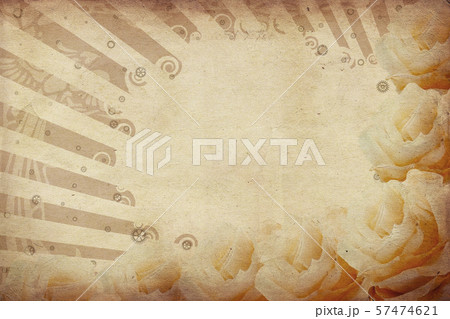 Vintage background with roses 57474621
