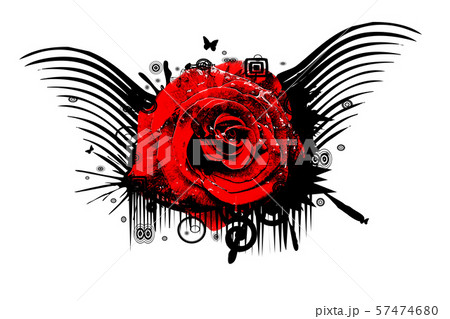 Grunge rose Grunge rose 57474680
