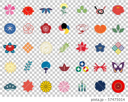 日本圖案標記圖標集 57475014