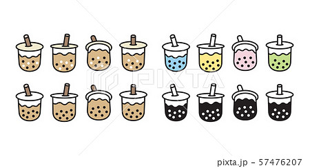 Boba Drink, Bubble Tea, Tea Cup Glass Icon Stock Vector - Illustration of  isolated, sweet: 250721275