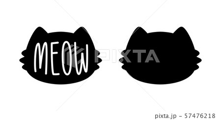 cat vector kitten meow icon cartoon character symbol illustration doodle design 57476218