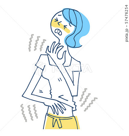 かゆがる女性　 57476254