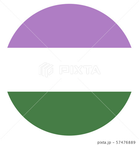 LGBT Flag, round shape icon on white background LGBT Flag, round shape icon on white background 57476889