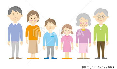 三世代家族イメージ 57477863