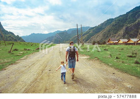 father and daughter go camping father and daughter go camping 57477888