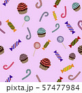 pattern of sweets and candies 57477984