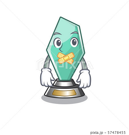 Silent acrylic trophy stored in cartoon drawer 57478455