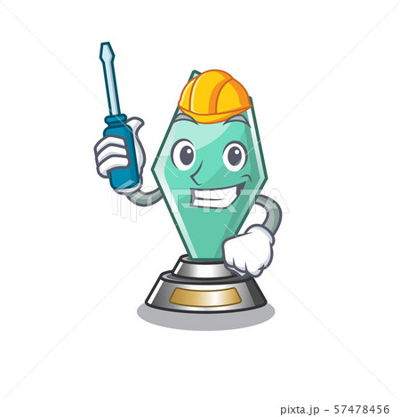 Automotive acrylic trophy stored in cartoon drawer 57478456