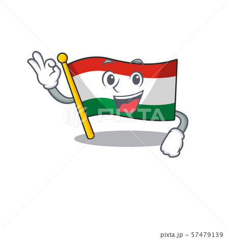 Okay hungary flag was hoisted on mascot pole 57479139