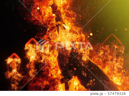 抽象的な炎 抽象的な炎 57479326