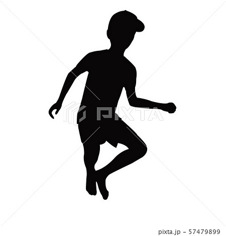 a boy body silhouette vector a boy body silhouette vector 57479899