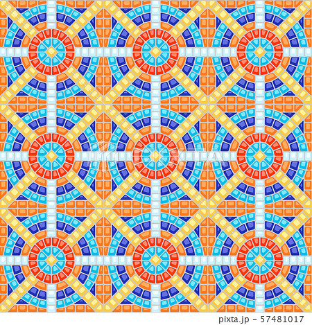 Ancient mosaic ceramic tile pattern. Ancient mosaic ceramic tile pattern. 57481017