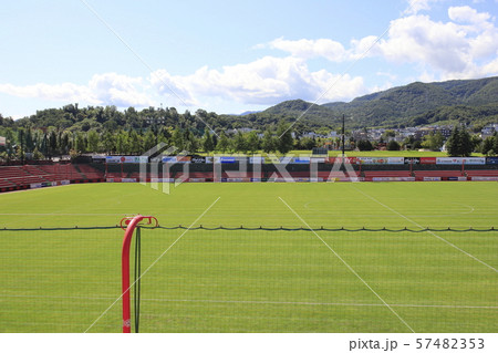 宮の沢白い恋人サッカー場 北海道札幌市の写真素材