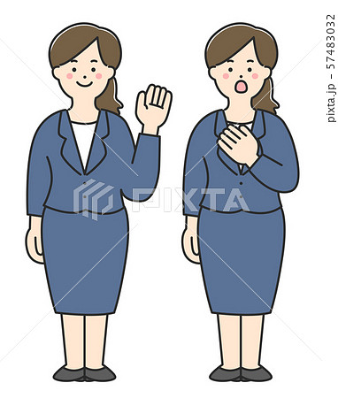 スーツを着た女性 57483032