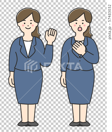 スーツを着た女性 57483032