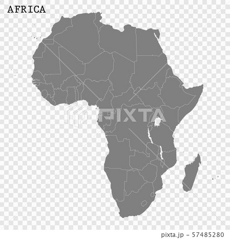 High quality map of Africa High quality map of Africa 57485280