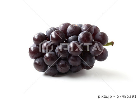 一房のぶどう 葡萄 デザート 白背景 57485391