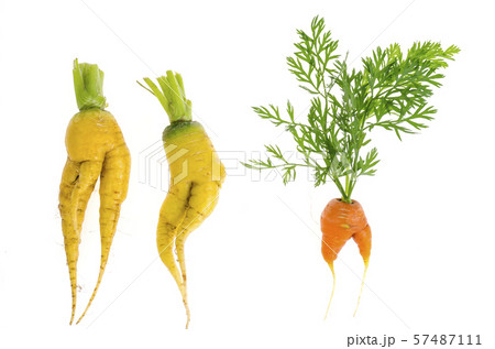 Ugly shaped vegetables, food. Deformed  fresh 57487111