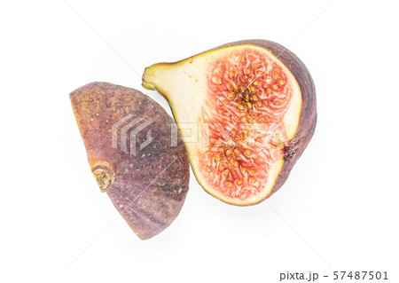Fresh fig fruit isolated on white 57487501