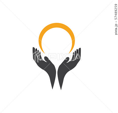 Care hand graphic design template vector isolated 57489259